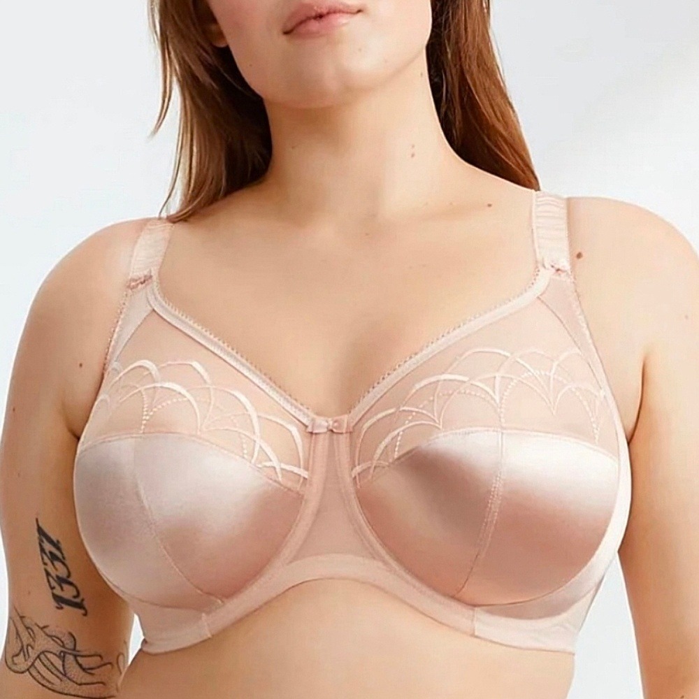 Elomi Cate Full Coverage Bra Size 38O Latte Underwire Side Support EL4030LAE NWT